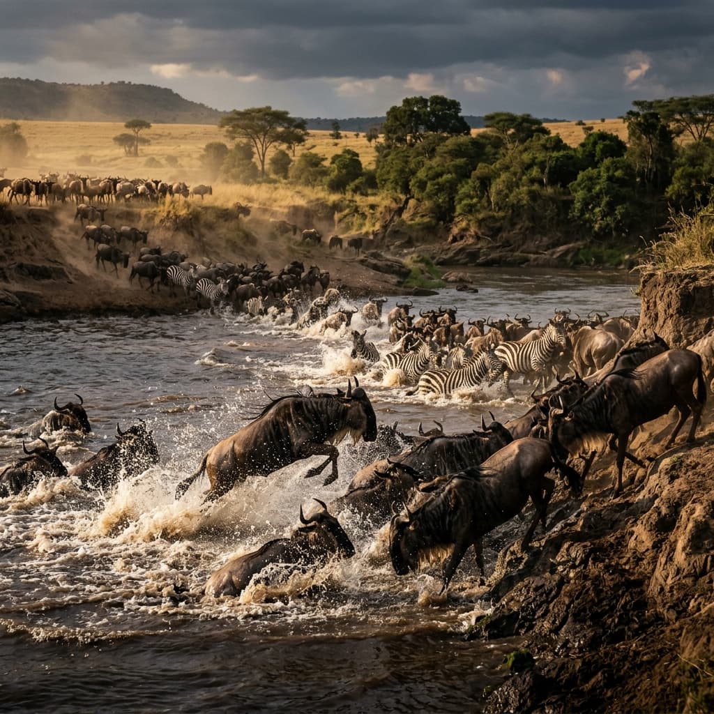 Maasai Mara Wildebeest Migration